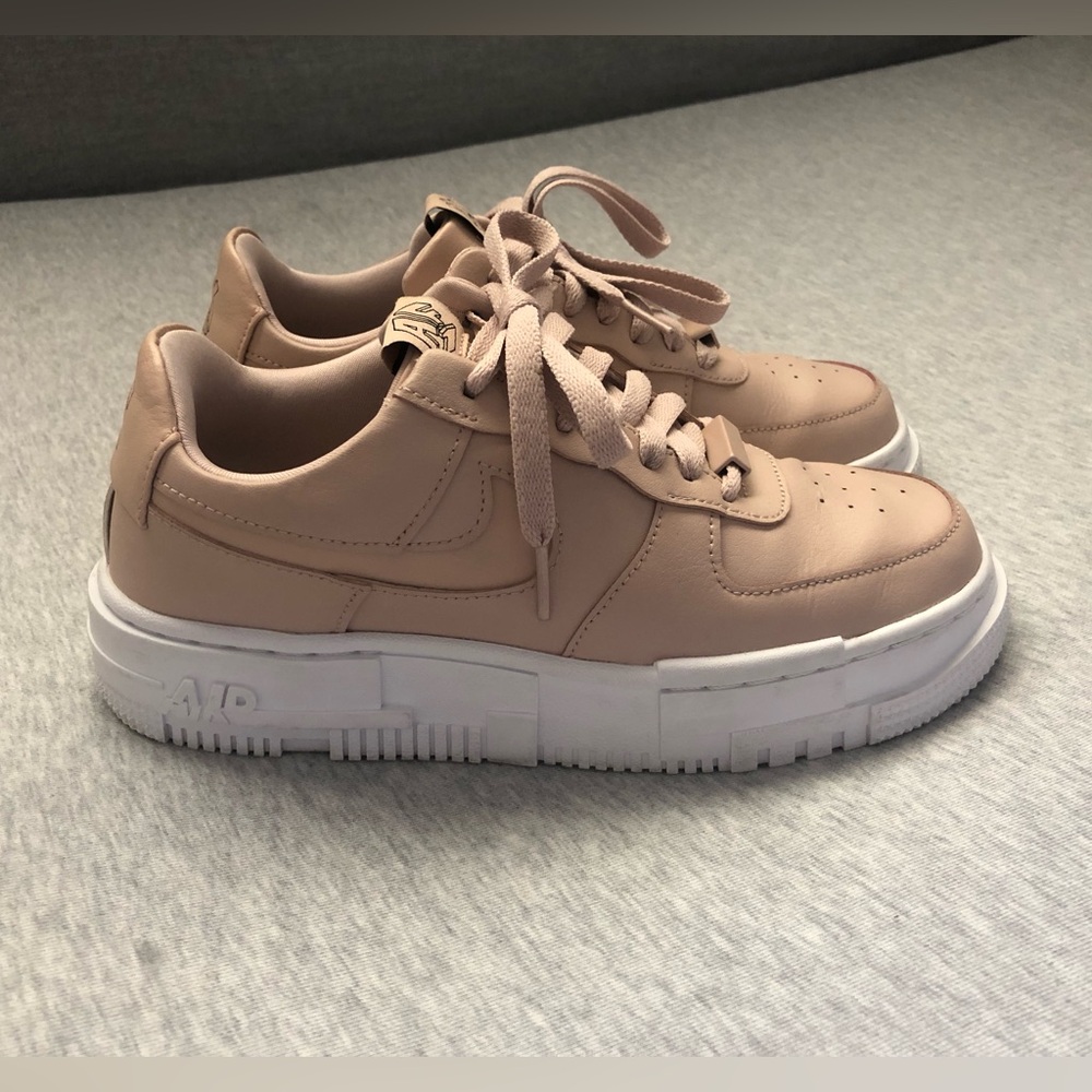 Nike Womens Air Force 1 Low Pixel Particle Beige CK6649-200 Size: US 7